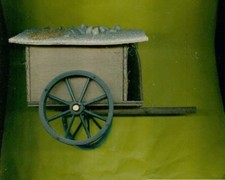 Ackerwagen Hirtenwagen Krippe Krippenzubehör Stall Kutsche Hirten Schafe #147#