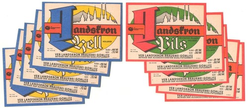 Ddr 2x5 bieretiketten - 2x5,