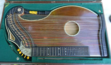 Alte Zither Luftresonanz Harfenzither