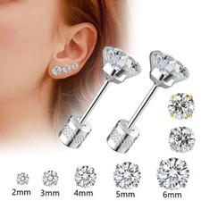 1 Paar Silberne Ohrstecker-Set