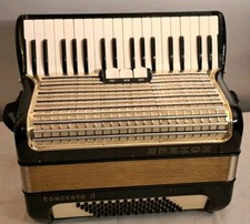 HOHNER  CONCERTO II  AKKORDEON    72Bässe    2chörig     TOP - ZUSTAND 1A