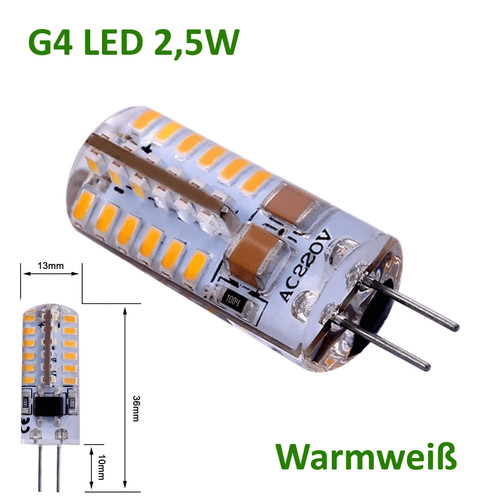 Led warmweiß lampe - led, 2w