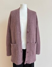 COS Strickjacke Gr. S Alpaka-/Wollmischung Flausch Dark Rose Guter Zustand