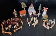 Großes Konvolut* Marktstand Kirche Windmühle Schmiede* altes Erzgebirge Seiffen 