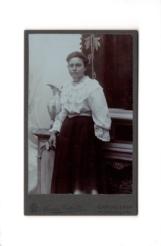 Cdv foto damenportrait - damenportrait, feine