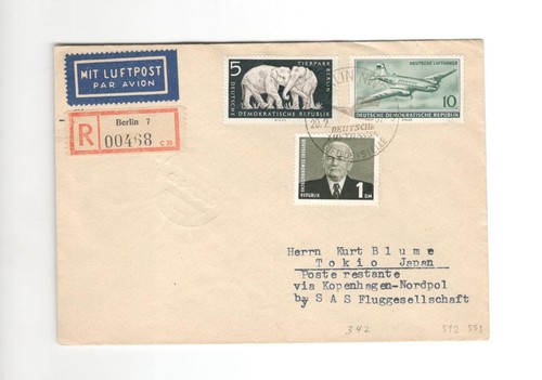 1957 ddr deutsche lufthansa - deutsche,