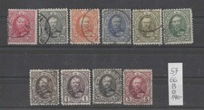 LUXEMBURG 1891 MiNr 57-66