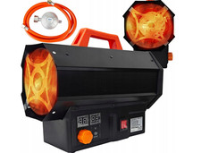 Gasheizer 25kW mit Thermostat