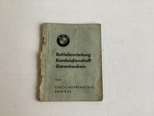 BMW Bedienungsanleitung R 24 original 32-seitig beschriftet ca. 1950 selten !