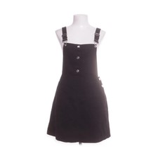 Divided by H&M, Latzkleid, Größe: 40, Schwarz, Baumwolle, Einfarbig, Denim #UB1