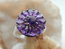 Harry Ivens Ring 925er Sterlingsilber vermutlich Rhodolith Gr. 57 ungetragen!