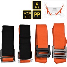 4-tlg Umzug Tragegurte Gurte Schulter Tragehilfe Möbeltragegurt Umzugsgurt Gurt