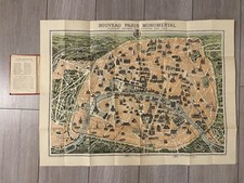 Nouveau Paris Monumental Tourist Guide Map Multi-lingual Edition France