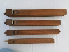 4x alte Orgelpfeife aus Holz