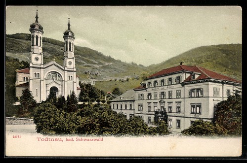 Todtnau kirche gasthaus - todtnau,, kirche,