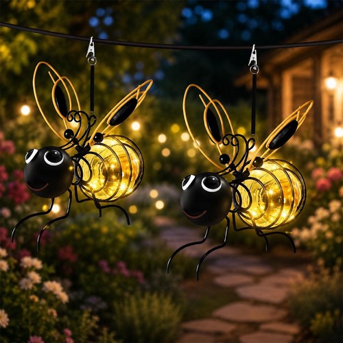 Bienen solarleuchten hängend - bienen,