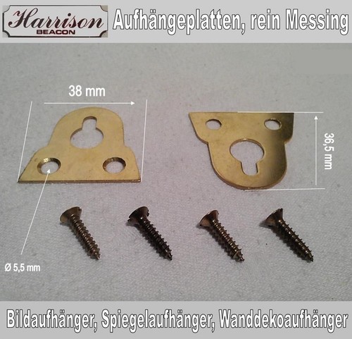 Bildaufhänger messing - bildaufhänger,