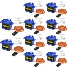 10PCS 9G Micro Servo Motor Kit
