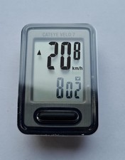 Cateye Velo 7 CC-VL520 – Fahrradcomputer kabelgebunden | 7 Funktionen | großes D