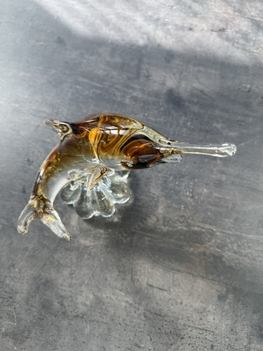 Glasfigur schwertfisch - glasfigur,