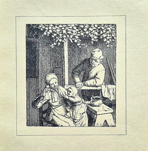 Alte lithographie die - lithographie,,