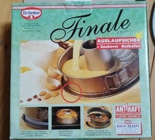Dr. Oetker Springform mit Flach- und Rohrboden, 28, auslaufsicher