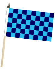 Himmelblau und königsblau