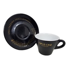 Poccino Opus One Cappuccinotasse mit Unterteller - Caffe Milano