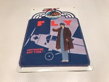 Blechschild Flugzeug Pilot 1990 Sonnenbrillen Werbung Reklame Serious Email ?