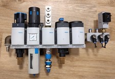 FESTO Druckluft Einheit Wartungseinheit, Pneumatikventil, Druckminderer 