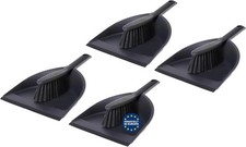 Kehrschaufel Set schwarz