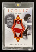 Futera 2024 Gerd Müller /4 Iconic Game Worn Jersey Patch Bayern München