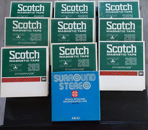 Tonbänder der scotch 3m - tonbänder, fa.