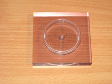 Schallplattenspieler Mess Schablone Prisma Markenlos Einmessung wie NEU