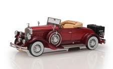 1930 Pierce Arrow Model B roadster, Dach offen zweifarbig rot 1/43 Resine