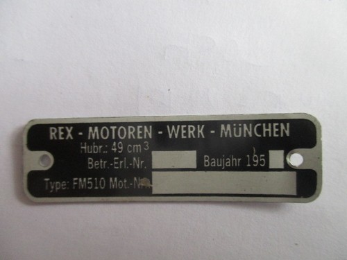 Typenschild schild oldtimer - typenschild,