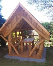 Baumstamm Sitzgarnitur