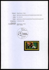 BRD SCHMUCKBLATT 1995 FUSSBALL