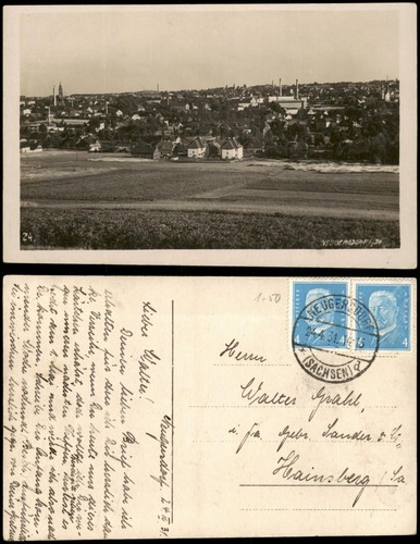 Ansichtskarte neugersdorf - ansichtskarte,