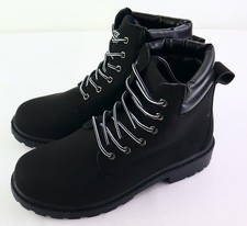 Stiefel Gr. 40 Schwarz Herren Schnürstiefel Boots Freizeitschuhe RPW