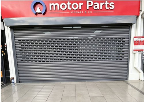 Motorisierter stahlrollladen - motorisierter,