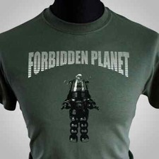 Forbidden planet shirt - forbidden, retro