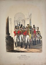 Uniform des deutschen Bundesheeres. Kaiserthum OESTERREICH. Trabanten-Leibgarde.