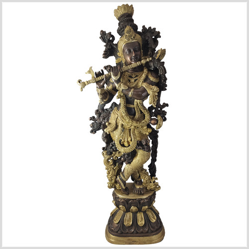 Krishna messing verkupfert - messing,