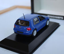 MINICHAMPS  1:43 VW GOLF 4 GTI  BLAU  1997  BBS  RECARO SITZE  SEHR SELTEN  OVP