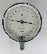 Dräger Prüf-Manometer verstellbar -30 ... +120 mbar | 1/2" Außengewinde | Ø160mm