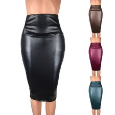 Edler weinroter Bleistiftrock