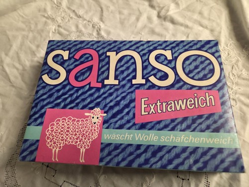 Sanso waschmittel vintage - waschmittel,