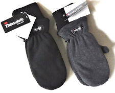 Thermo-Fleece-Faust-Handschuhe Thinsulate für Herren mit langem Strickbündchen