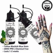 Natürliches blau schwarzes